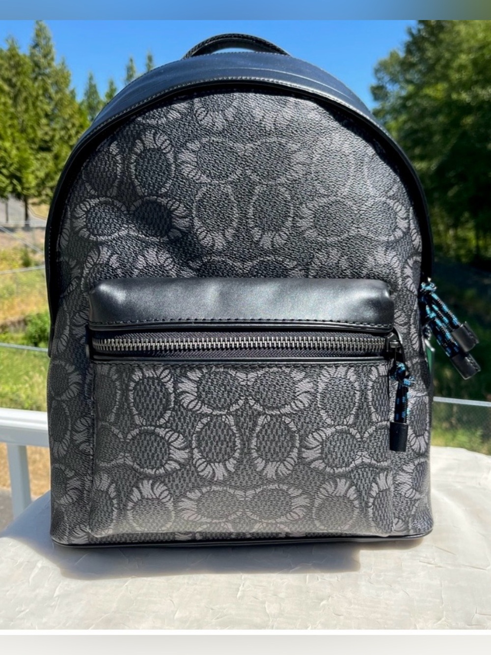 COACH X Michael B Jordan Charter Backpack In Mummified Signature Canvas C6926